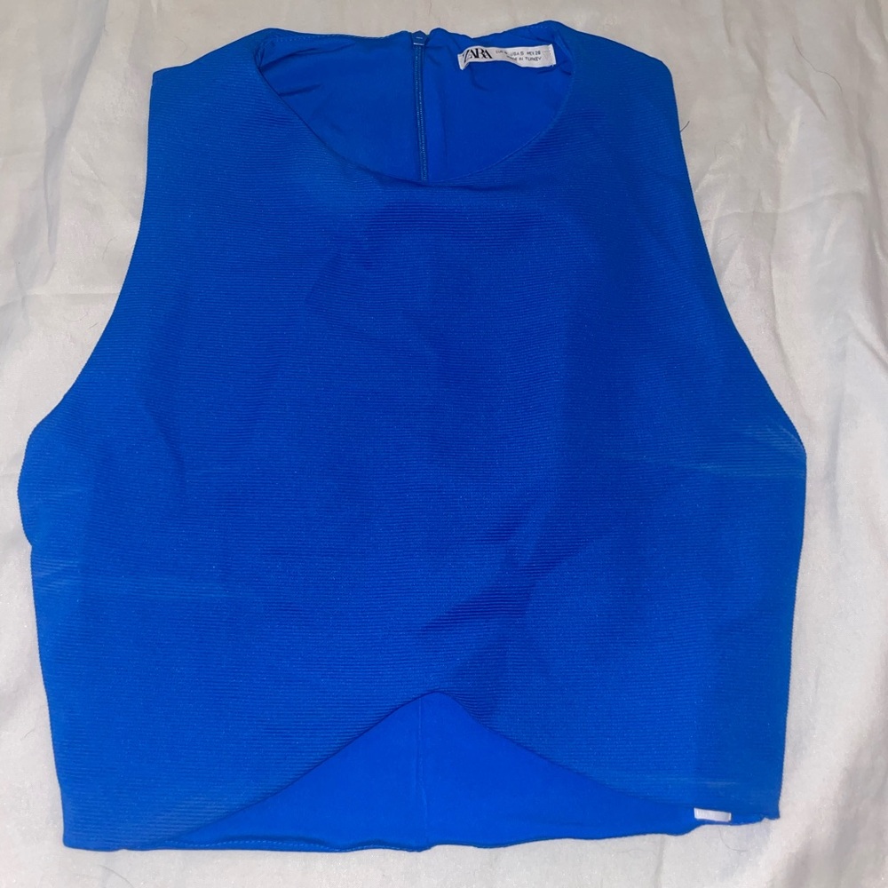 Zara Blue Top